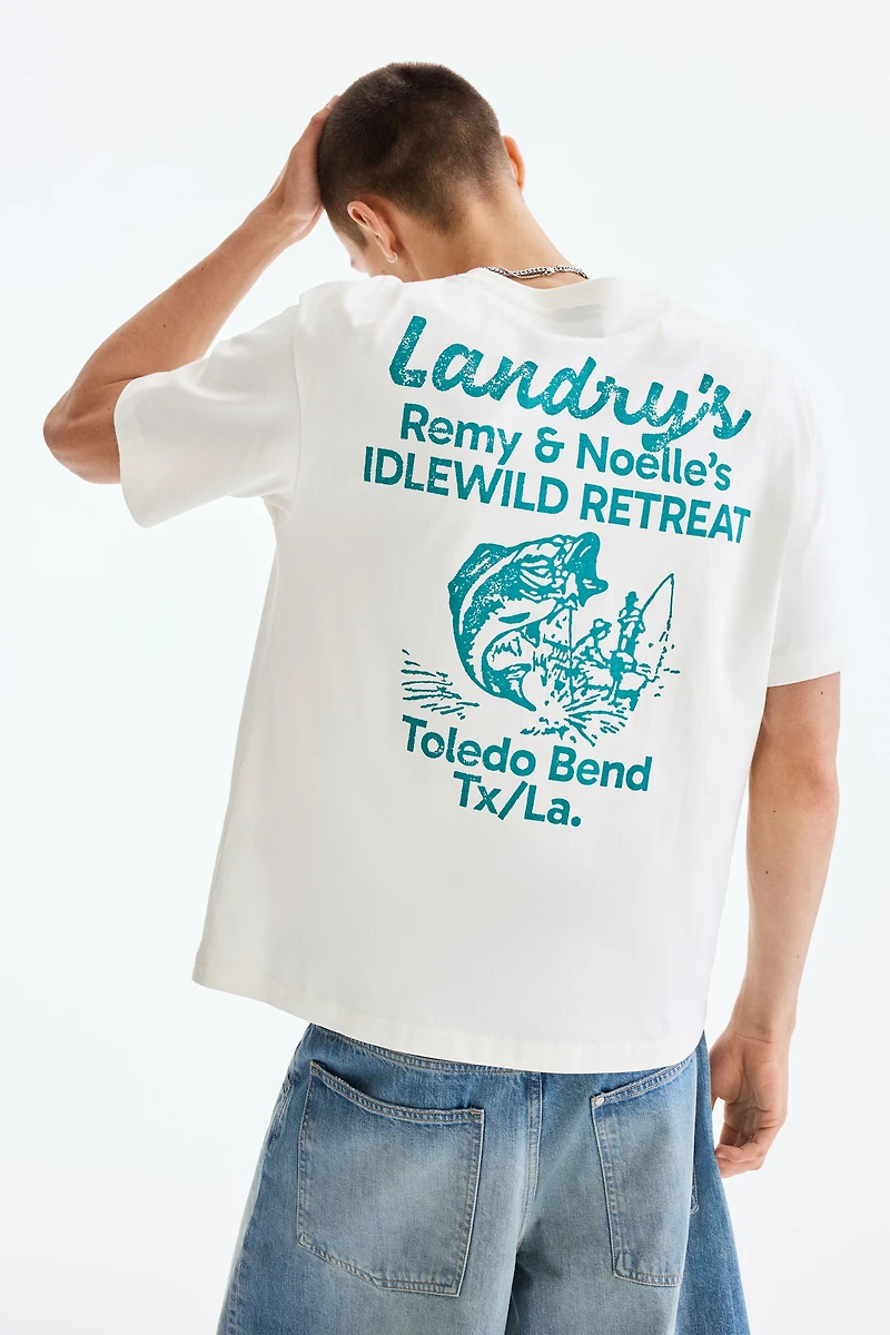 T-shirt imprimé Coupe Flottante