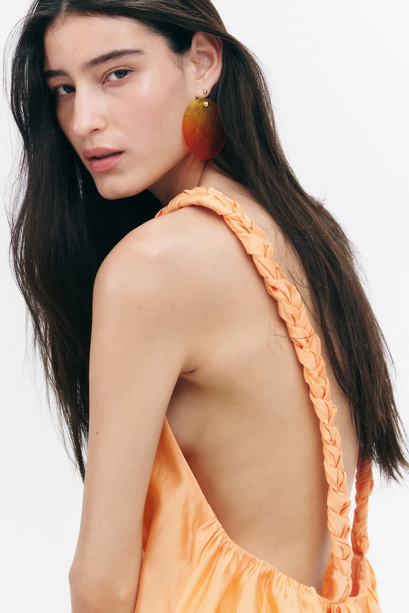 Minirobe avec détail tressé