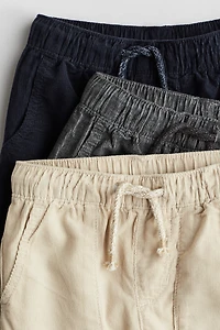 Lot de 3 pantalons en velours côtelé