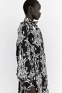 Robe midi avec col