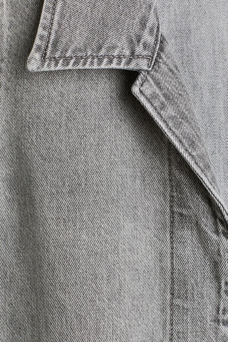 Tie-Front Denim Jacket