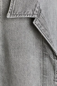 Tie-Front Denim Jacket