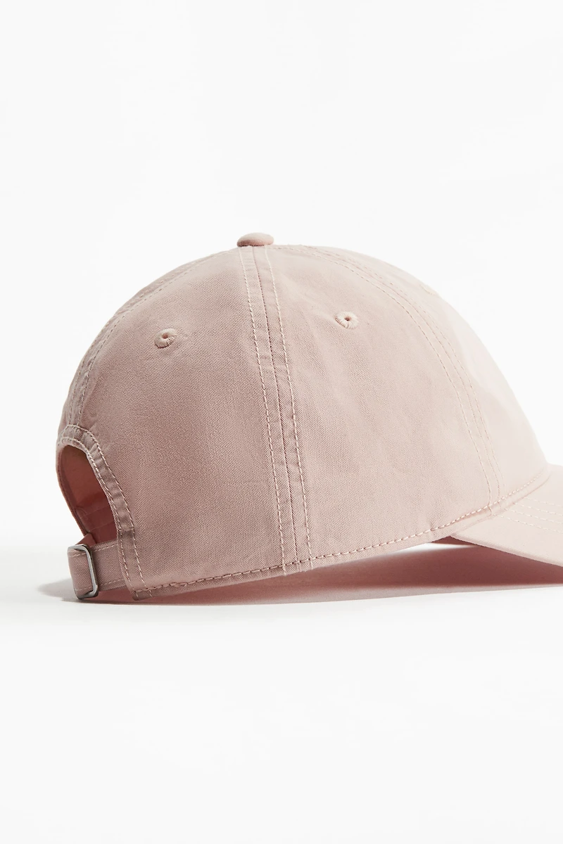 Embroidery-detail twill cap