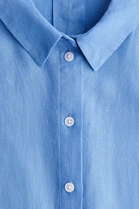 Linen-Blend Shirt