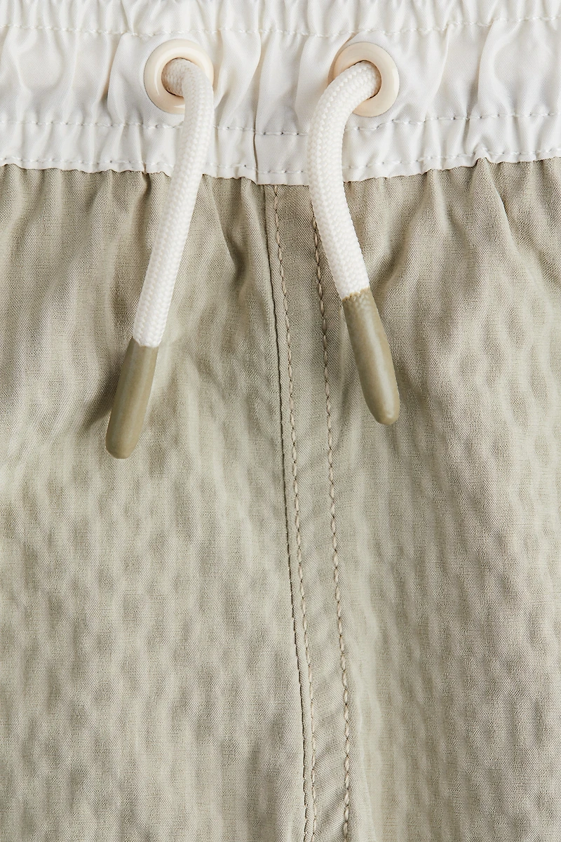 Seersucker Swim Shorts