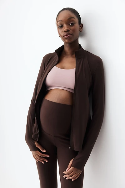 Veste de sport MAMA à fermeture éclair