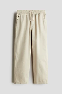 Loose-Fit Cotton Twill Pants