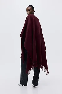 Handmade Wool-Blend Cape