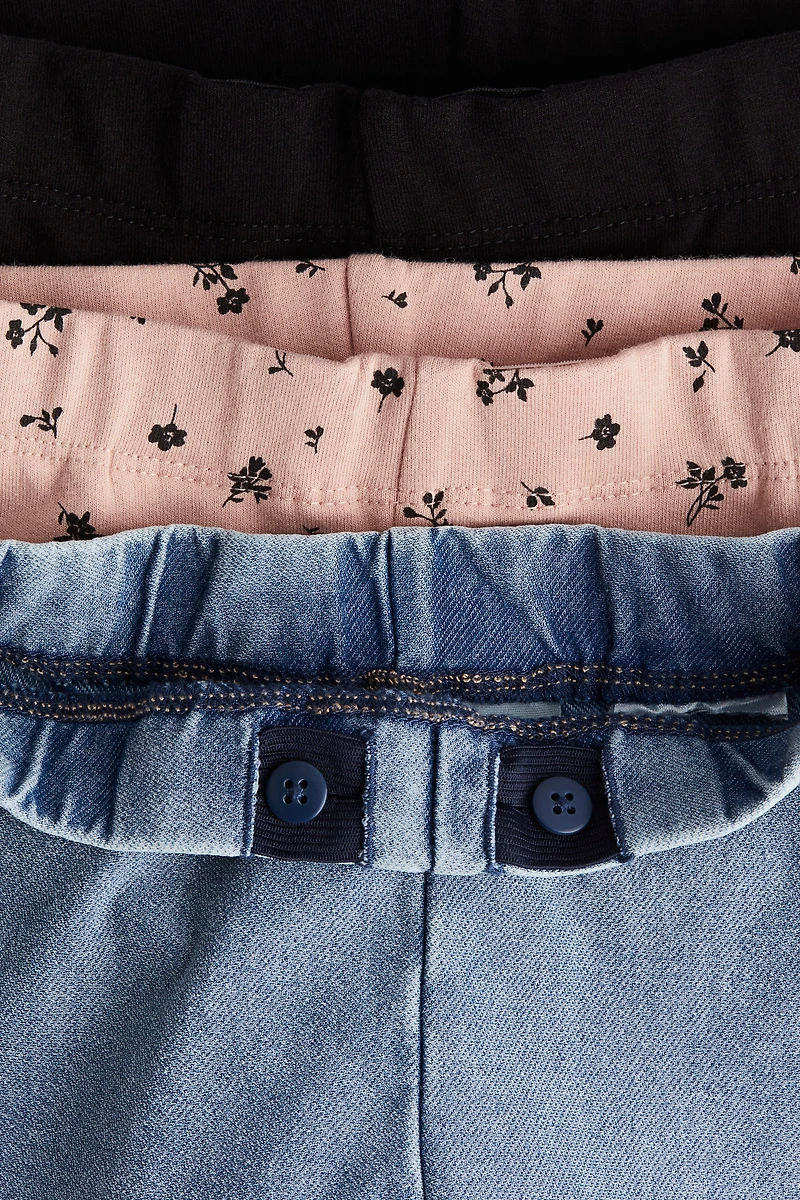 3-pack Cotton Leggings