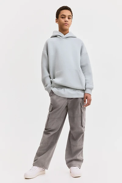 Pantalon parachute en toile de coton