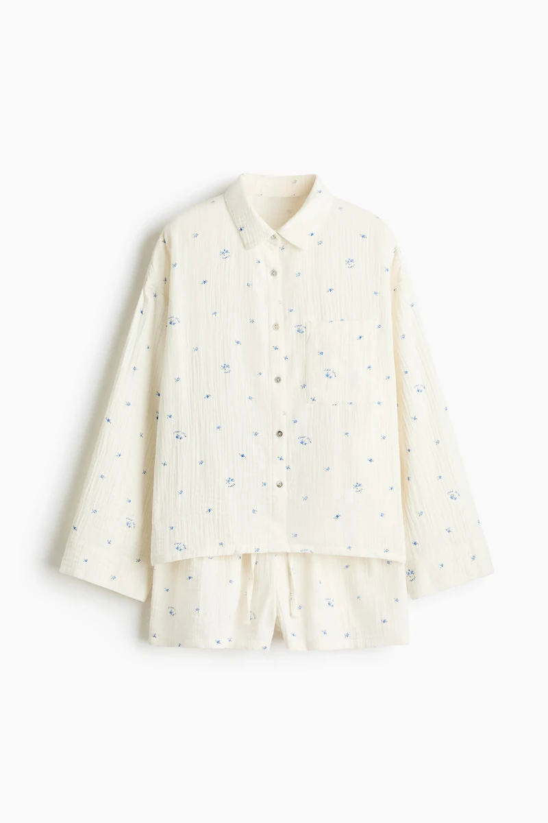 Pajama Shirt and Shorts