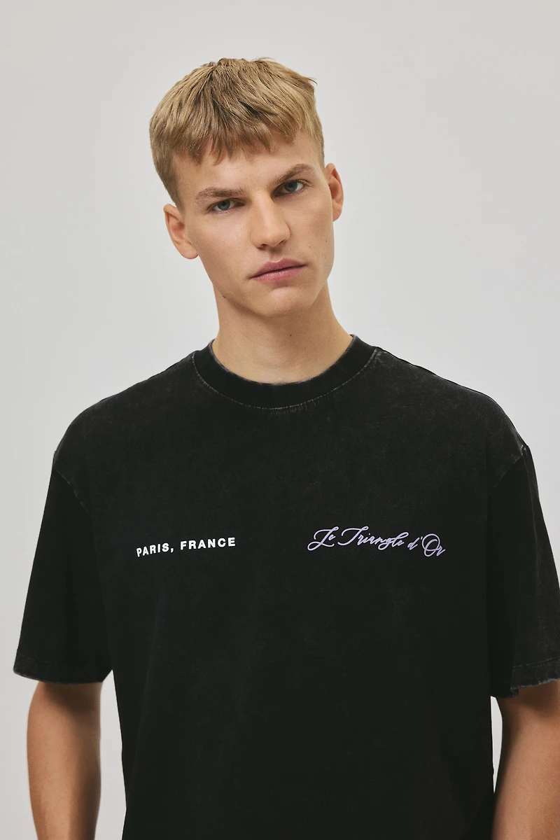 Boxy-Fit Washed T-Shirt