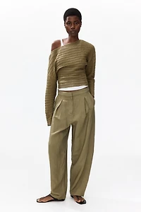 Haut en tricot texturé