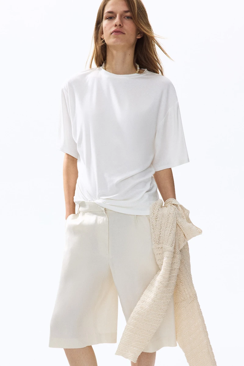 Draped Viscose Top