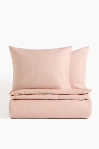 Striped King/Queen Duvet Cover Set