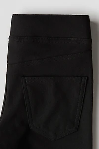 Flared Jersey Pants