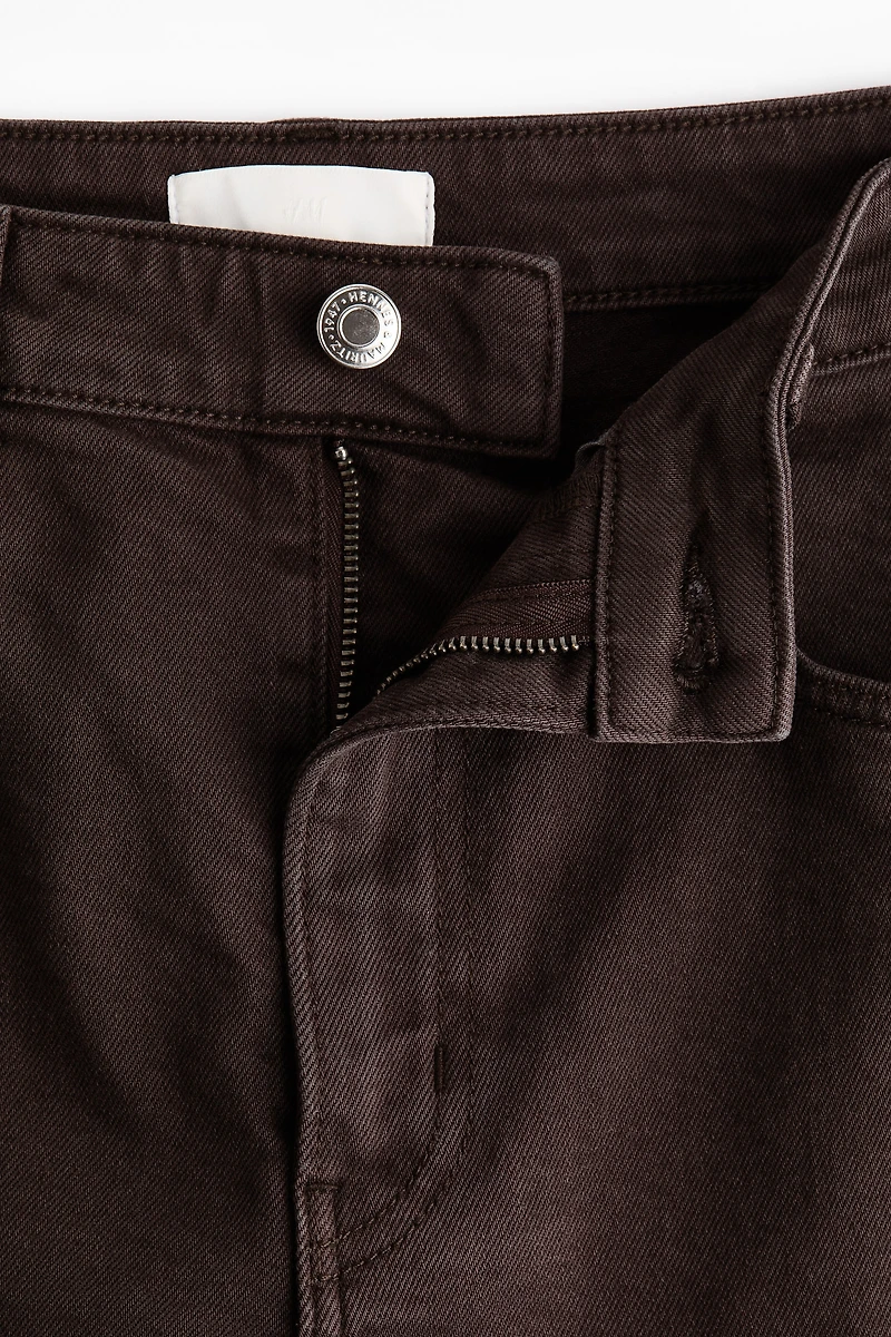 High-Waist Denim Shorts