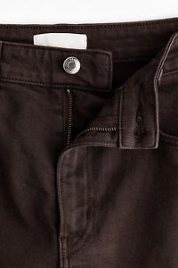 High-Waist Denim Shorts