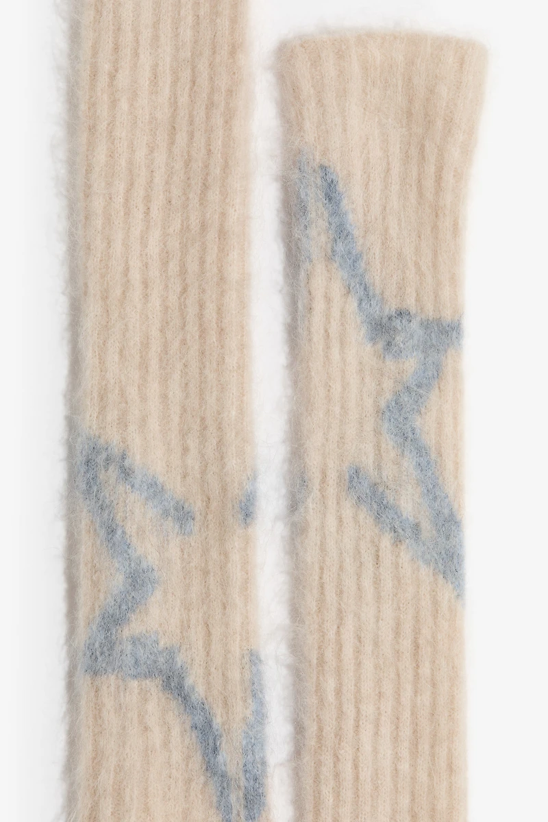 Mohair-Blend Gloves