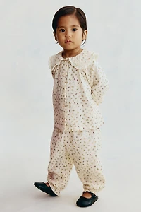 Ensemble 2 pièces en coton à motif