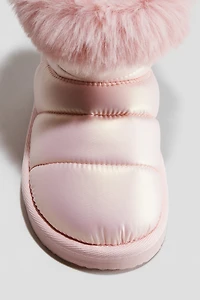 Fluffy-Lined Boots
