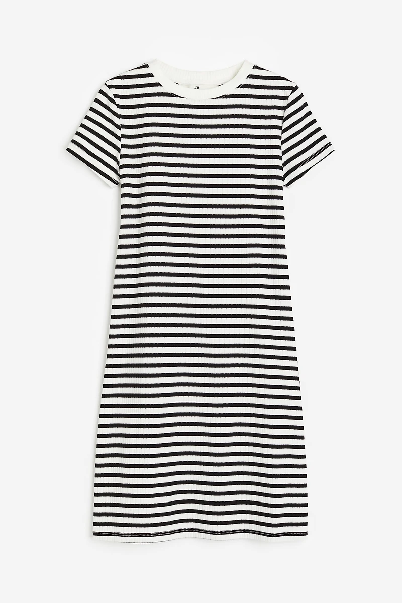 Ribbed T-shirt Dress