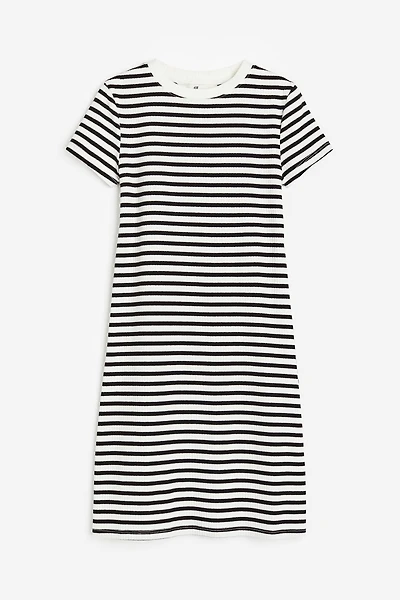 Ribbed T-shirt Dress