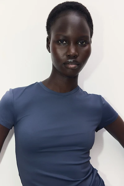 Fitted Microfiber T-shirt