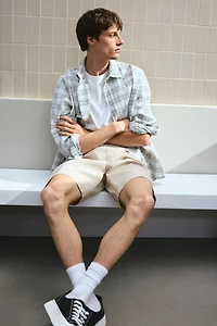 Regular-Fit Canvas Shorts