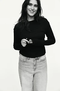 Ribbed Cotton Top