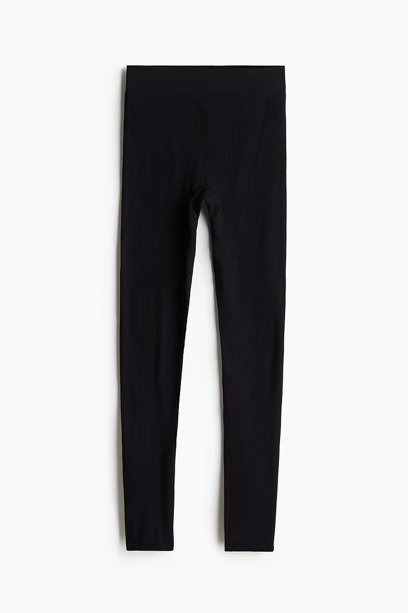 Legging côtelé sans coutures