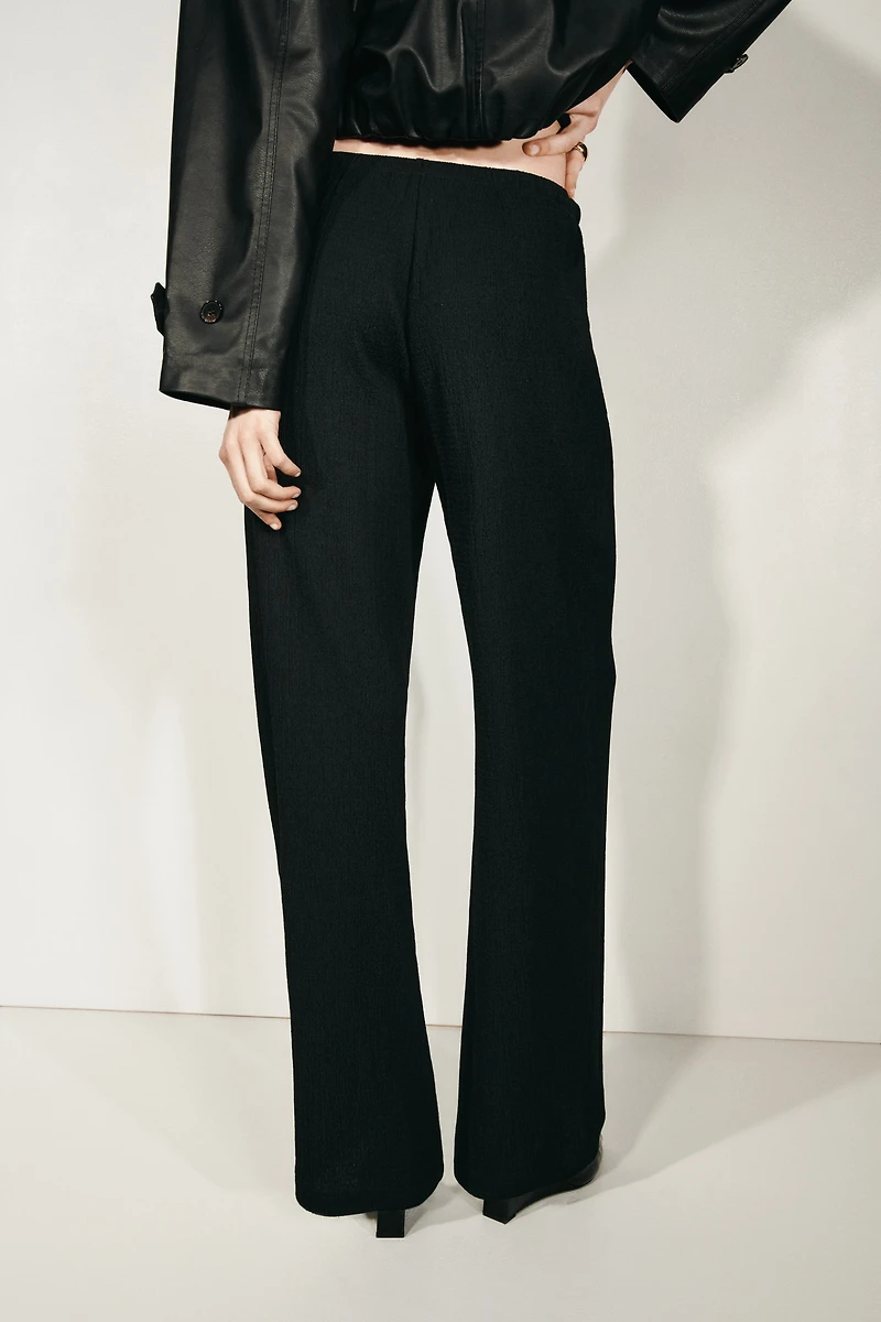 Textured Jersey Pants