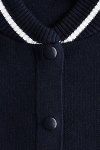 Knit Baseball Jacket