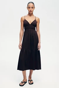 Tiered Tie-Back Dress