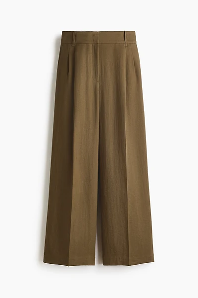 Wide-Leg Dress Pants