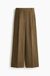 Wide-Leg Dress Pants