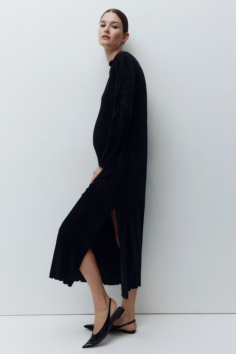 MAMA Glittery velour dress