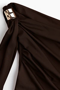 Draped One-Shoulder Top