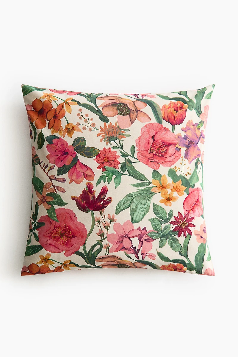 Housse de coussin à motif