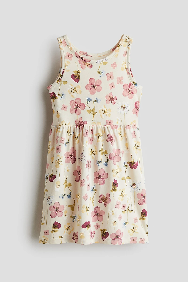 Robe en jersey à motif