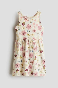 Robe en jersey à motif