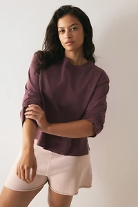 Washed-Look Cotton Top