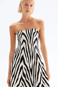 Fine-Knit Bandeau Dress
