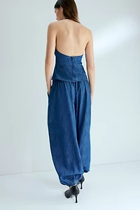 Denim Balloon Pants