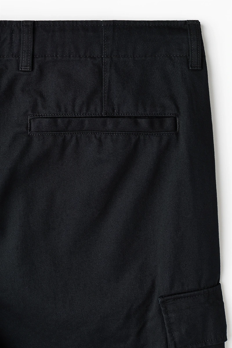 Relaxed-Fit Cotton Cargo Pants