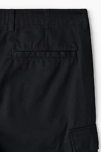 Relaxed-Fit Cotton Cargo Pants