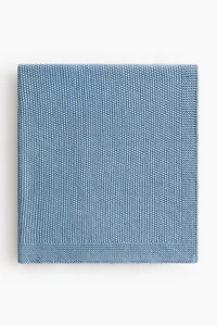 Moss-Stitched Cotton Baby Blanket