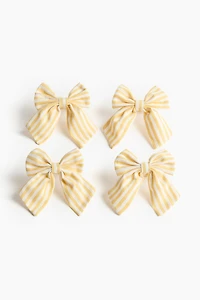 4-pack Bow Napkin Rings