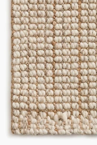 Wool-Blend Bouclé-Weave Runner Rug