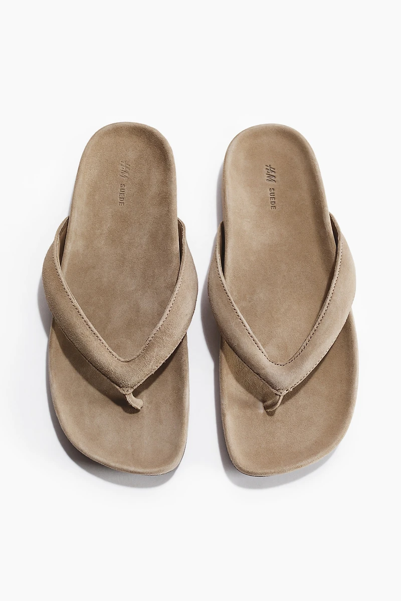 Tongs en cuir